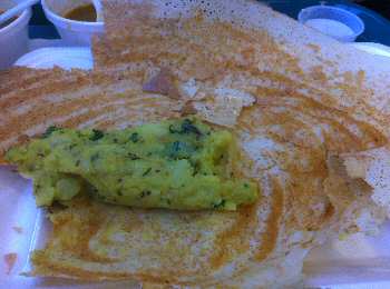 hyd bawarchi mysore masala dosa inside