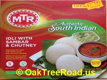 MTR Idli Sambar, Chutney image © OaktreeRoad.us