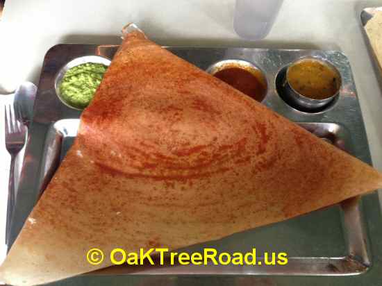 Masala Dosa image © OakTreeRoad.us