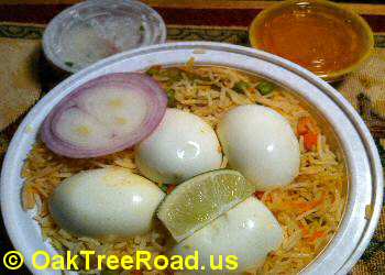 Egg Biryani at Paradise Biryani Pointe Edison Paradise Biryani Pointe Edison Egg Biryani