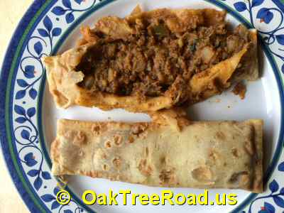 Pau Bhaji Kati Sandwiches Nutrition image © OaktreeRoad.us