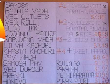 Rajbhog Foods Iselin Menu